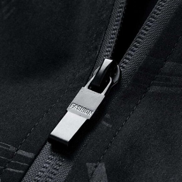 Casual Men's Bomber Jacket - Picture 6 of 7